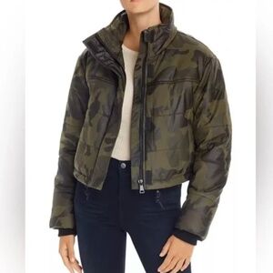 Bagatelle NYC Coated Camo Puffer Jacket
